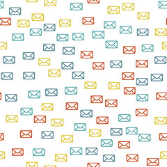 E mail Letter. Seamless vector EPS 10 pattern