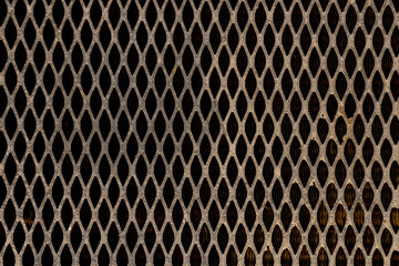 Metal fence  for background