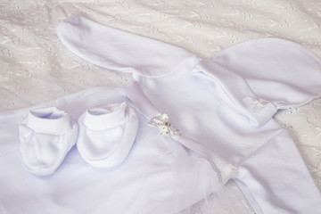 clothes for babies,white clothes for a newborn girl for baptism