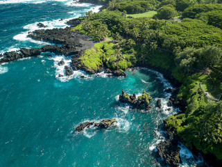 Waianapanapa State Park coast line