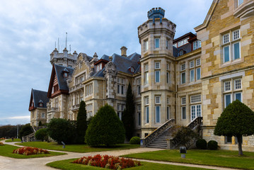 Fototapeta na wymiar Royal Palace of La Magdalena, Santander, Spain