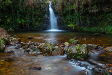 Lamina Falls, Saja-Besaya Natural Park, Cantabria, Spain