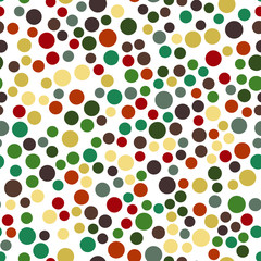 Different Rounds and Circles Seamless vector EPS 10  Abstract geometric pattern 