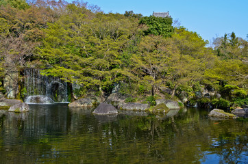 Fototapeta na wymiar Jardin Koko-en, Himeji, Japon