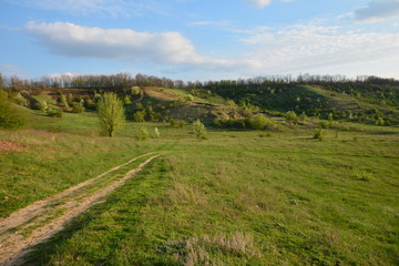 Ukrainian landscape.