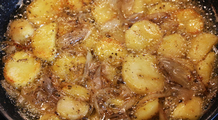 Pan fried potatoes