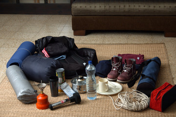 Packing for a camping trip