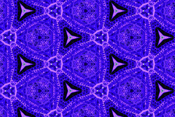 Purple kaleidoscope background - illustration