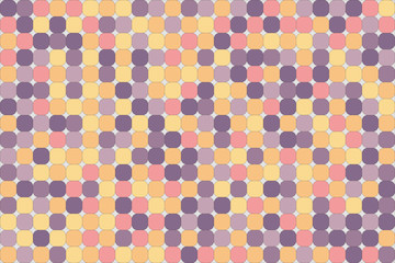 Colorful pattern with different shapes objects. Texture background for textile, print, paper, fabric background, wallpaper