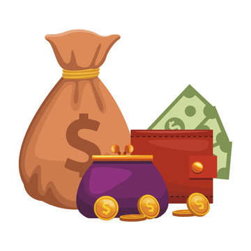 Money bag puser and wallet