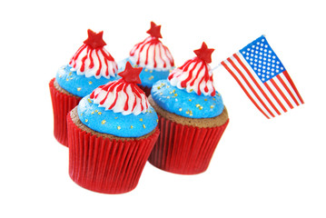 Patriotic cupcakes