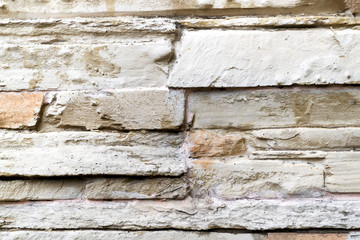 Background of brown stone wall. Layout for your ideas.