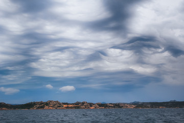 Fototapeta premium Stürmische Wolken am Himmel