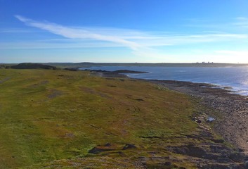 Arctoc Ocean shore in the north of Russia