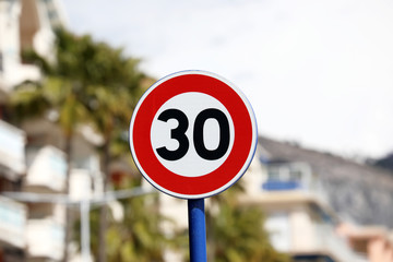 Speed Limit At 30 kmh