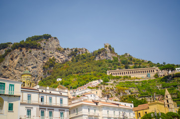 Fototapeta na wymiar amalfi mountain landscape