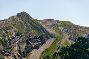 overgrown peak in the bavarian alps