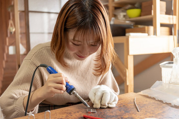 工作　ハンドメイド　手作り　イメージ