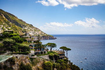 positano mediterranean landscape