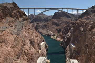 Mike O'Callaghan–Pat Tillman Memorial Bridge view from Hoover Dam