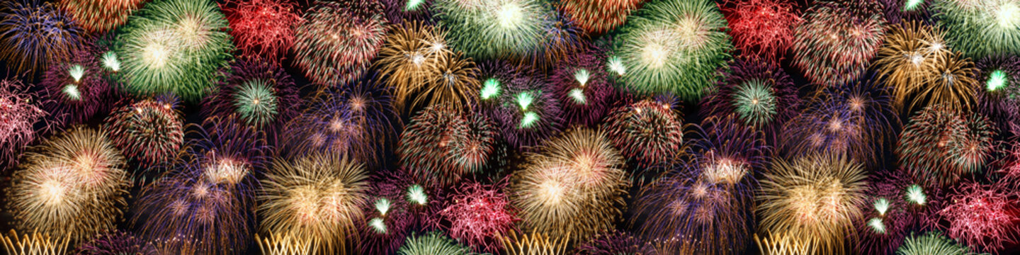 Silvester Feuerwerk Sylvester Neujahr Hintergrund großes Banner Neues Jahr Neuen Neu