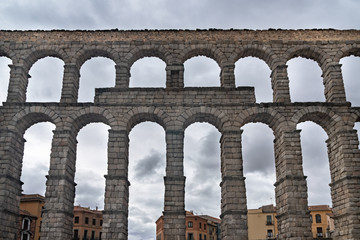 Aqueduct in Segovia, Spain