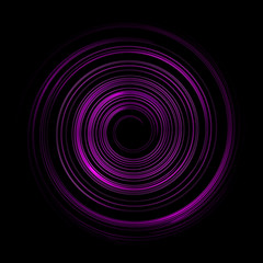 Circle spiral swirl effect pink