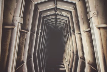 Underground vault entrance.