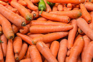 Pile of carrots background.