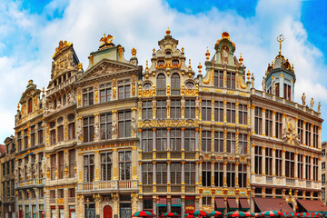 Fototapeta na wymiar Grand Place Square in Brussels, Belgium