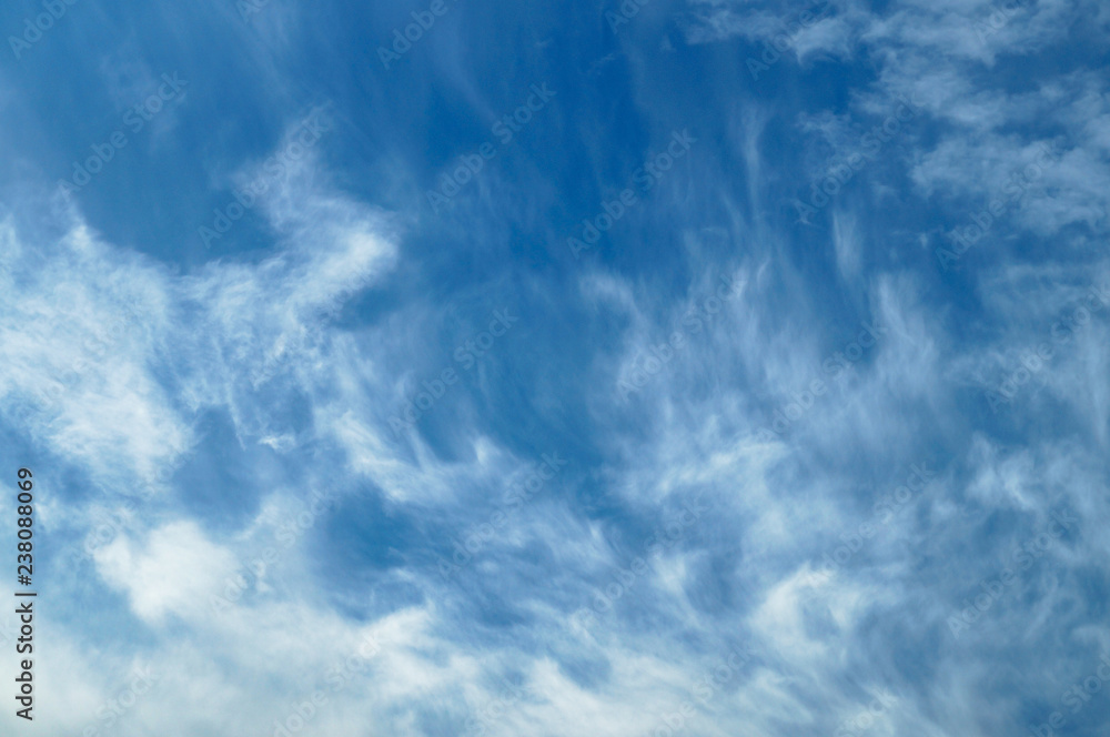 Wall mural sky blue cloud