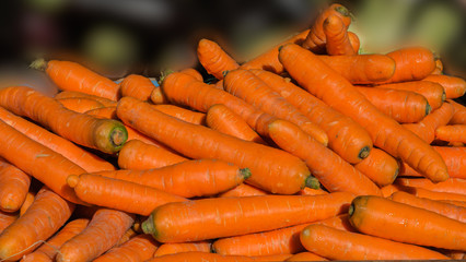 Pile of carrots background.