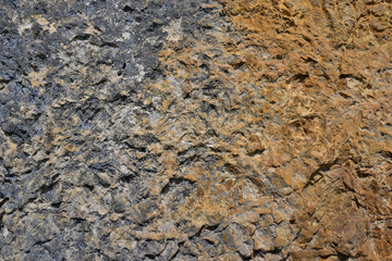 Fond de roche grise et ocre