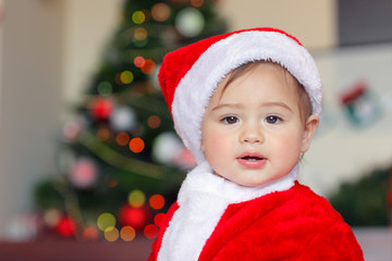 Beautiful little Santa Claus