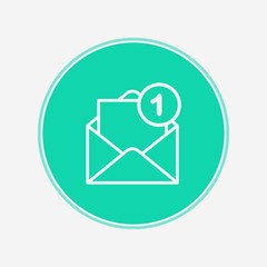 Mail vector icon sign symbol