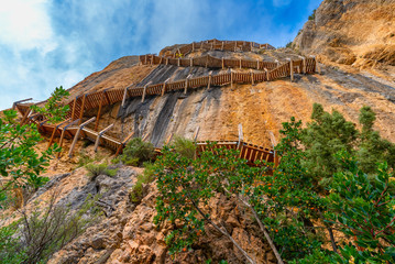 Montfalco footpath, Huesca province, Spain