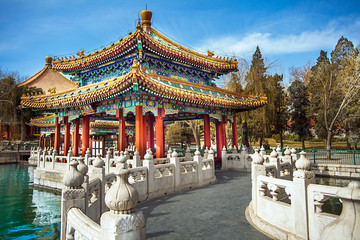 In the Beihai Park in Beijing China