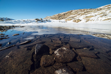 The iced lake