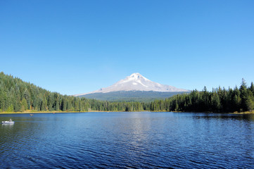 Mt. Hood with lake