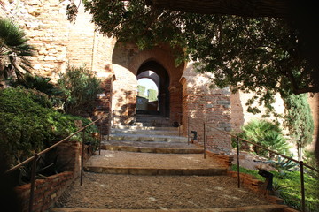 Inside of ancient castle