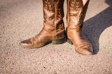 Cowboy Boots, Heels Together