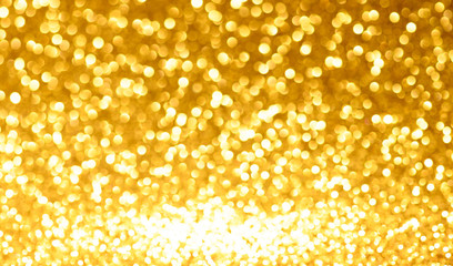 Golden Christmas or New Year festive background