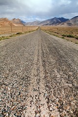 Naklejka premium Pamir highway or pamirskij trakt, Pamir mountains