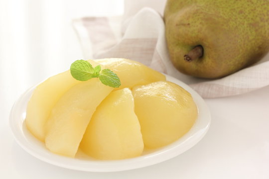 洋梨のコンポート
