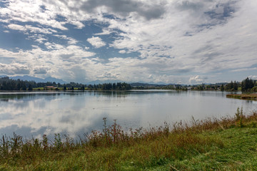 Lechsee bei Lechbruck am See in Bayern