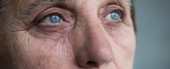 Eyes of a senior woman