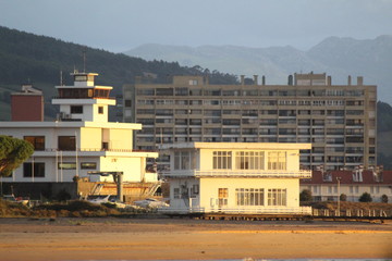 Obraz premium club nautico de laredo,cantabria,españa