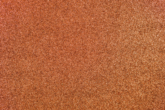 Copper Glitter Background