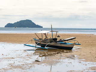 Obraz premium boat on the beach in Coron, Palawan