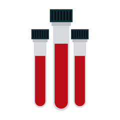 Blood test tubes